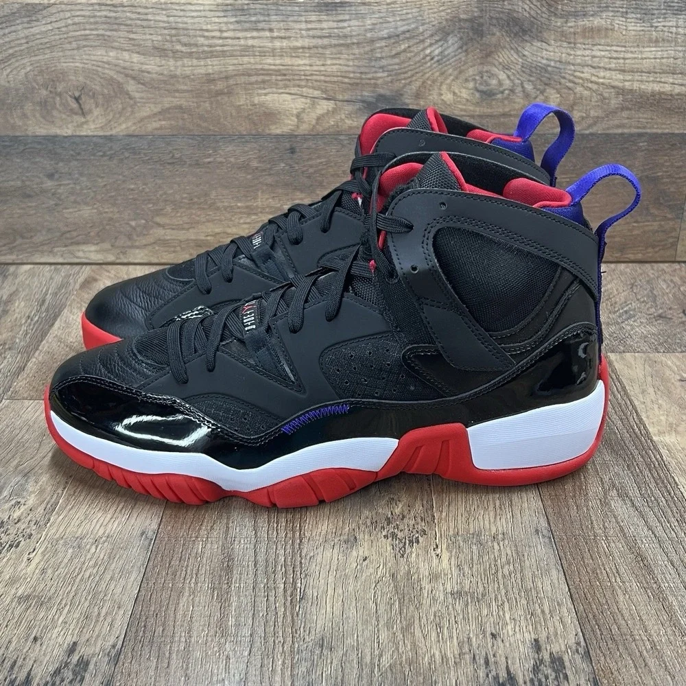 Jordan Two Trey Men's Sneakers Size 12 Black True Red Dark Concord DO1925-001